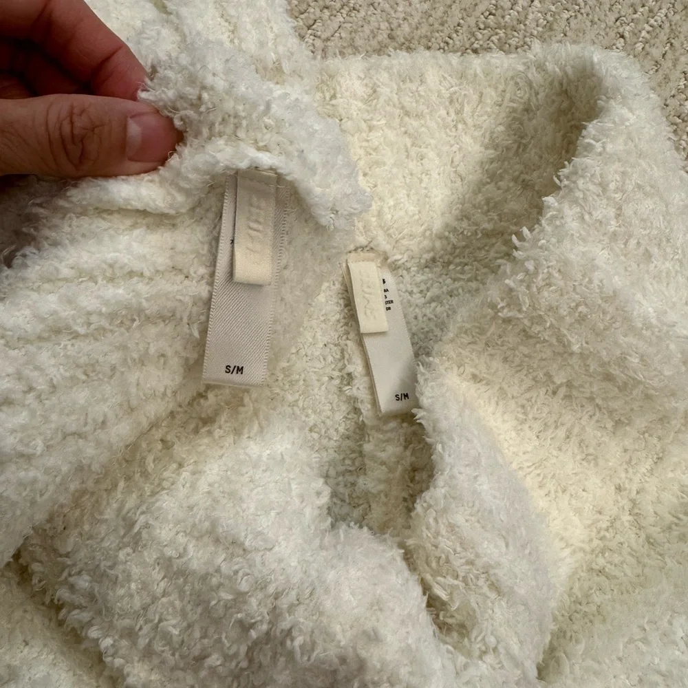SKIMS Cozy Knit bouclé tank & shorts S